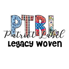 Patriot Label Legacy Woven Design Graphic Tee