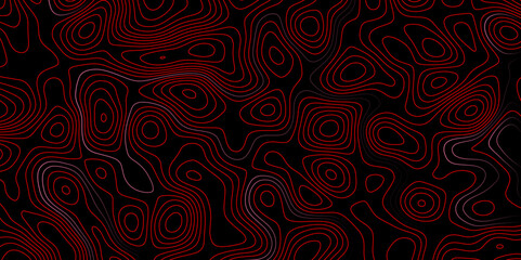 Complex topographic contour lines abstract geographic map. Intricate line patterns on background Minimal Contour Map Pattern Design


