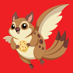 Fototapeta premium You can find a cute vector animal illustration of a happy cartoon owl, dog, or cat for a funny pet design
