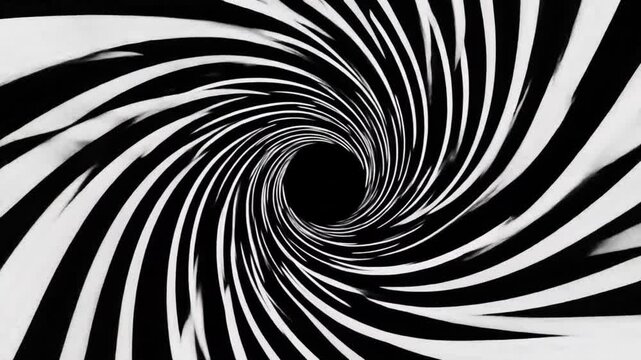 Black white vortex design