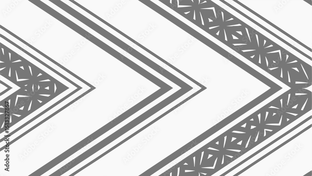 Poster abstract grey chevron pattern background design