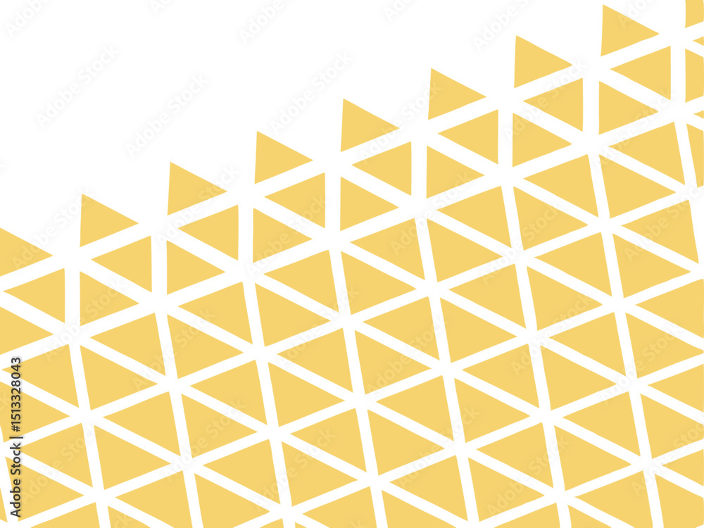 Poster abstract yellow triangle geometric pattern background