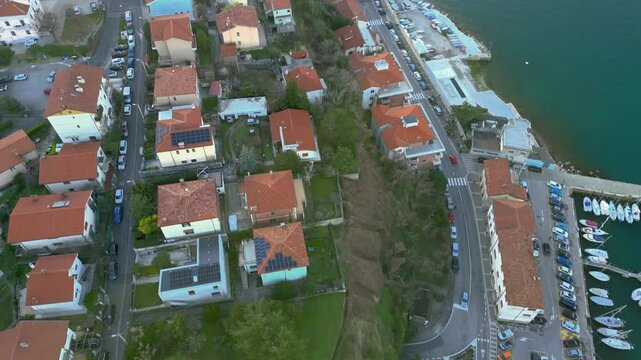 The last offshoot on the eastern border of Italy. The town of Muggia