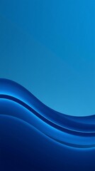 Abstract blue waves smooth gradient background design