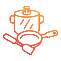 Obraz premium Kitchenware Icon