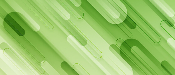 Modern green graphic template banner pattern for social media and web sites 