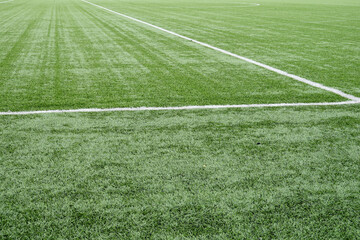 Pelouse de terrain de foot