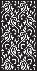 vector seamless pattern with swirls