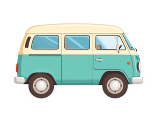 Sticker Icon of Family Minivan