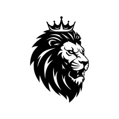 hand drawn lion head vector illustration