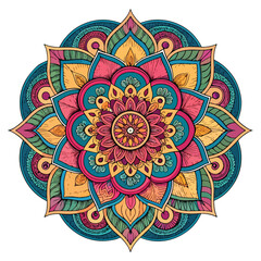 abstract background with round ornament