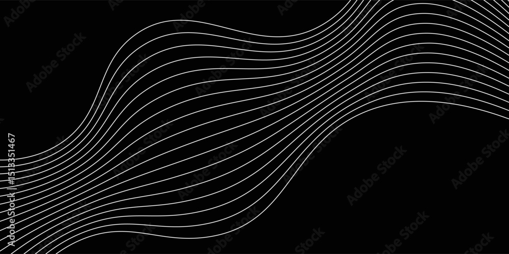Poster abstract blue background with flowing lines for futuristic concept. dynamic waves. ep 10