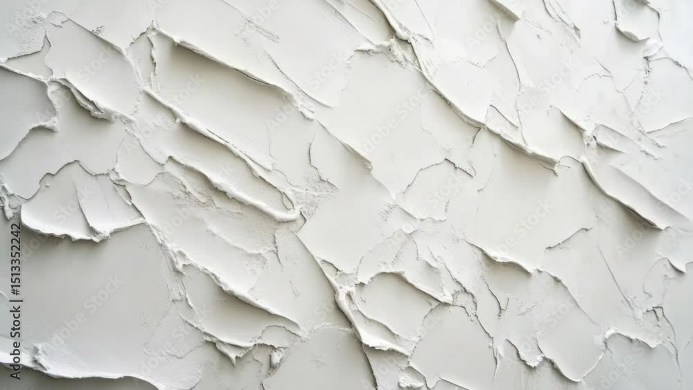 Poster a close-up shot of a white wall with peeling paint, suitable for use in interior design or diy tutor