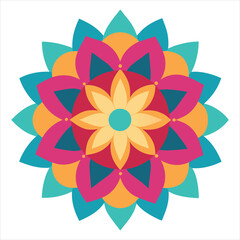 abstract flower vector illustration