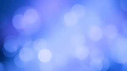 Fototapeta premium Enchanted Dream Abstract Blue and Purple Bokeh Background