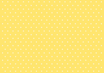 シンプルなドットパターンの背景素材　黄色