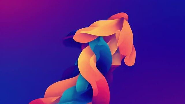 Arrow background. Abstract minimal geometric up arrow pattern as weaving liquid animation.