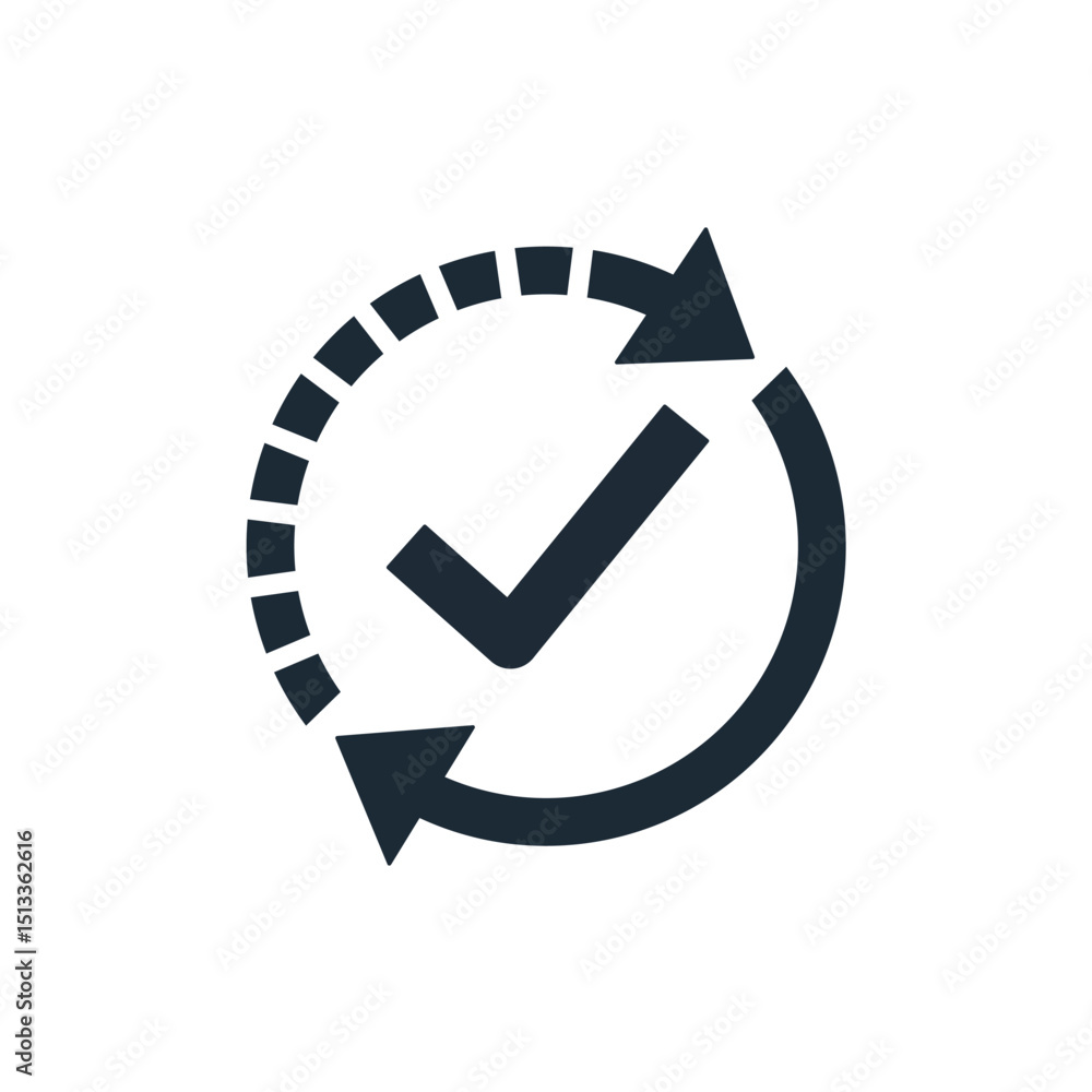 Poster moving towards results.vector linear icon illustration isolated on white background.