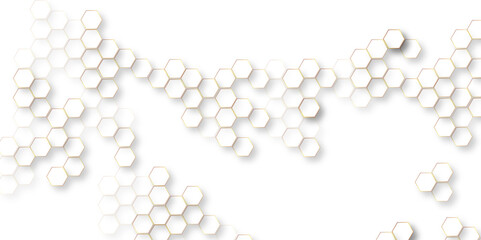 bright white abstract hexagon wallpaper or background, futuristic abstract honeycomb technology white background, glowing white hexagonal background.