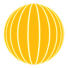 Glowing Neon Orb with Futuristic Lines