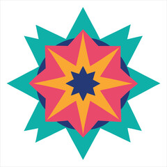 abstract star design
