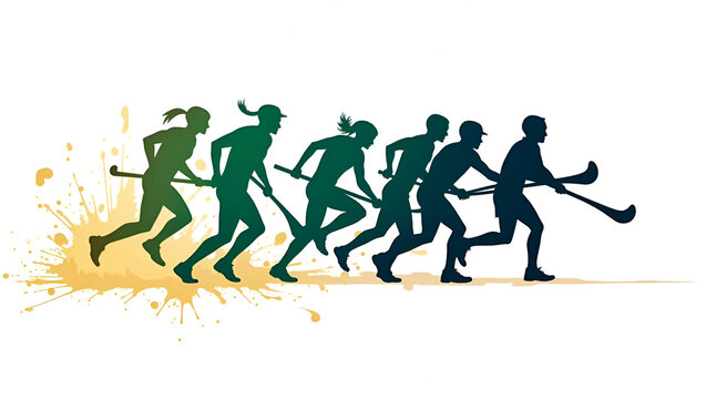 silhouette set of man hurling sport. vector illustration.