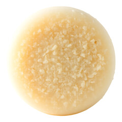 A close-up shot of a delicious round cheese
