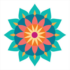 abstract flower vector illustration
