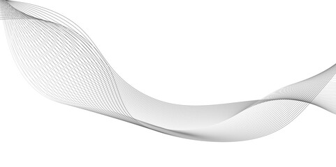 Abstract modern gradient white and black wave line background, digital dynamic wave of particles. wave 3D line rendering, Wave with lines created using blend tool, digital frequency track equalizer. 