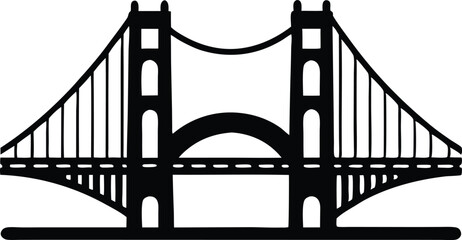 bridge vector illustration