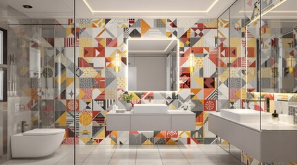 Contemporary Luxury Bathroom Feature