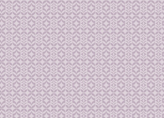 Elegant geometric floral tile pattern in beige and brown tones