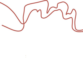 Abstract Line Decorative Element