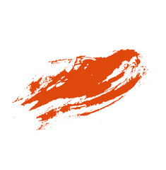 Wide red brush stroke texture with grunge and paint smear effect