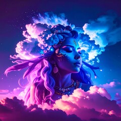 Spiritual Encounter &ndash; Indigenous Warriors in a Mystical Setting