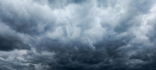 dark clouds as a dramatic background