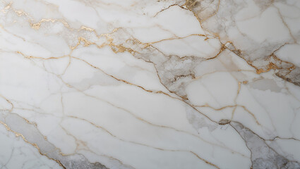 Fototapeta premium White marble texture with golden veins creating luxurious background