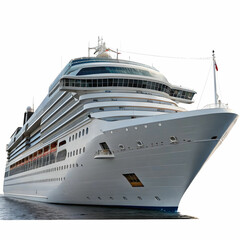 Naklejka premium luxury cruise ship