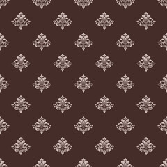 Elegant Damask Seamless Pattern. Vector design for Wallpaper, Fabric, Branding, Packaging, Invitations, Wedding, Home Decor Design