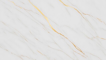 Obraz premium Elegant White Marble Texture with Golden Veins
