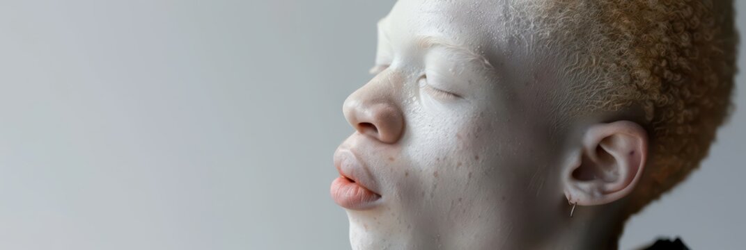 International albinism awareness day portrait highlighting unique beauty and diversity