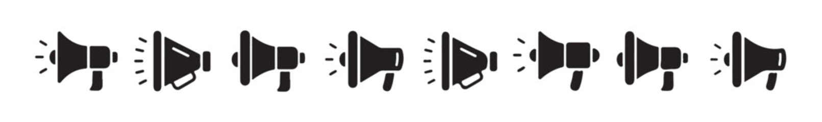 Flat Loudspeaker Icon - Simple Communication Symbol