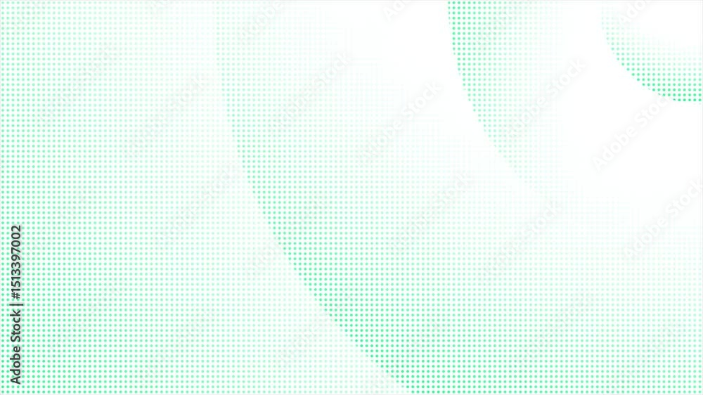 Aufkleber turquoise circular dots halftone design loop able white background