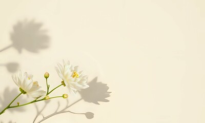 Naklejka premium Flower wallpaper background