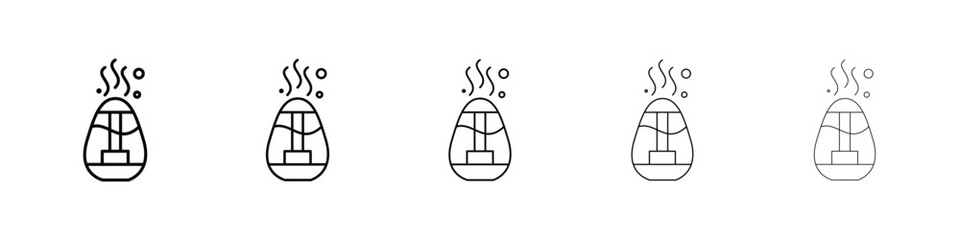 Baby hat icon Outline and flat style designs