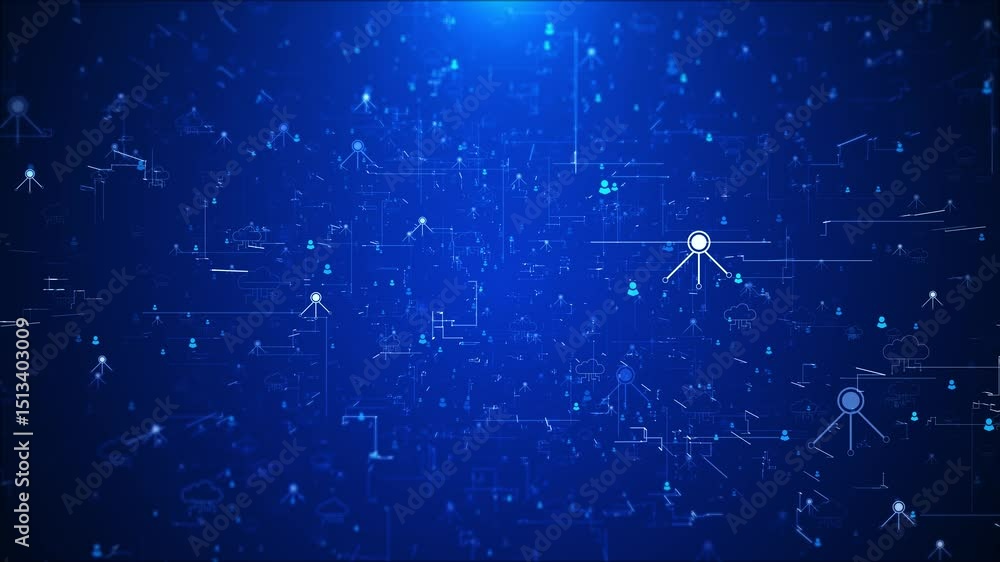 Poster cyber security technology crypto currency iot 5g virtual cyber database. matrix decoder. matrix, hi-