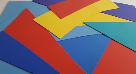 Colorful Paper Sheets, Background Design