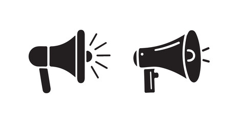 Bullhorn with Broadcasting Waves for Marketing Announcements