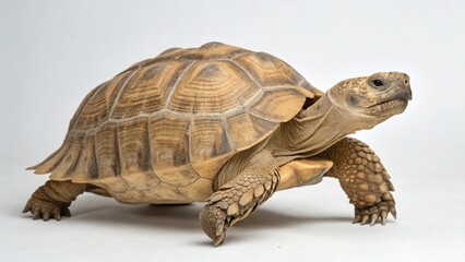 Obraz premium Egyptian Tortoise on studio background