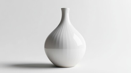 ceramic vase isolated on white